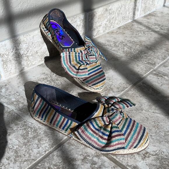 Sam Edelman Rainbow Stripe Lilian Espadrille - Picture 2 of 10